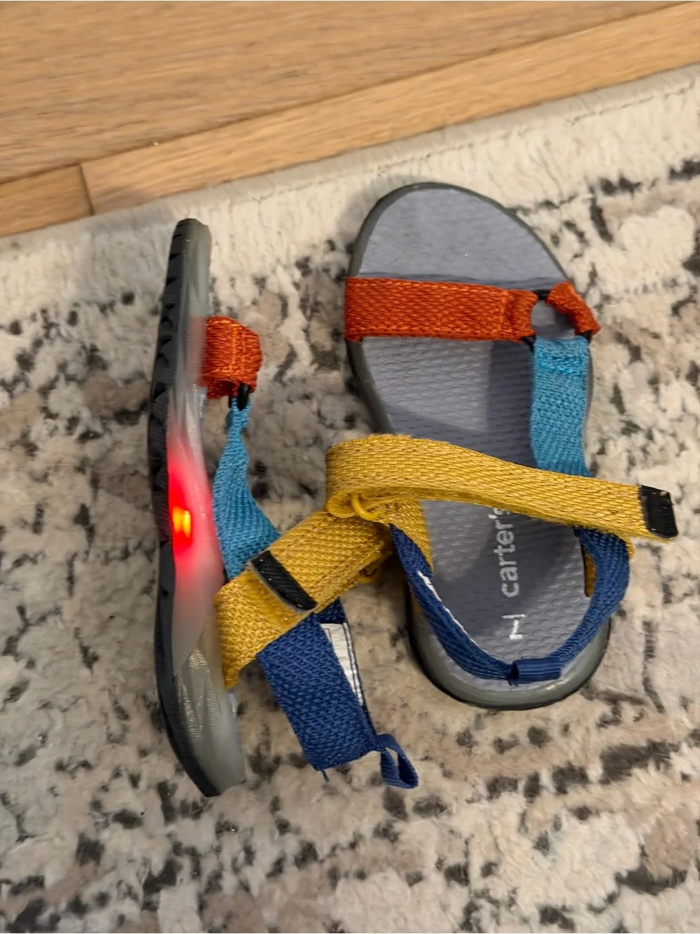Carter's Multicolor Kids Water Sandals - Blue, Yellow, Teal, Orange